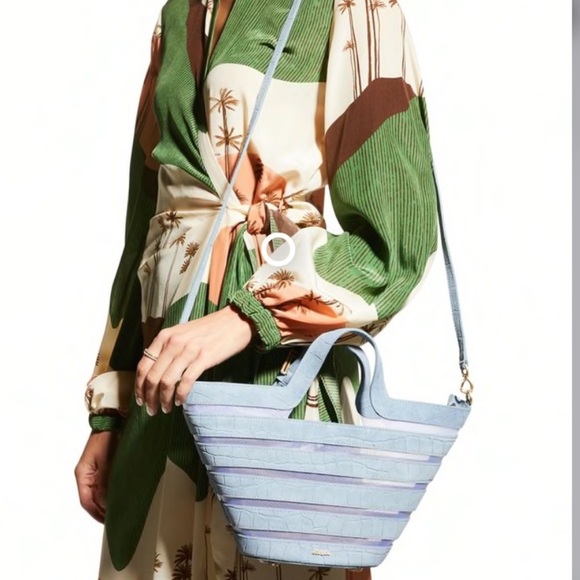 Cult Gaia May Laszlo Mini Crossbody Bag Maya Blue - Picture 13 of 13